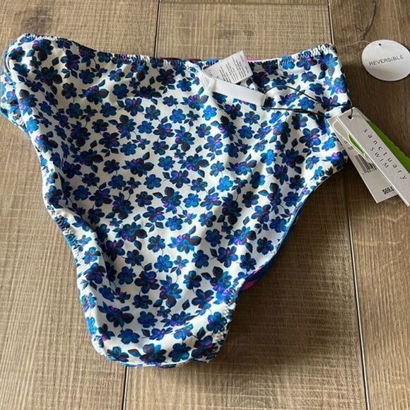 Anthropologie x Sanctuary High-Waisted Reversible Bikini Bottoms Size S - Picture 5 of 10